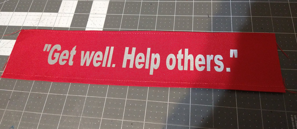 Custom letting 4 sled' bag